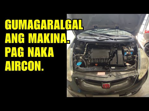 GUMAGARALGAL ANG MAKINA PAG NAKA AIRCON. HONDA JAZZ.