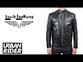 LEWIS LEATHERS RACING BLACK JACKET - URBAN RIDER ARMOUR READY EDITION Video