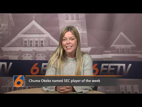 Chuma Okeke named SEC Player of the Week