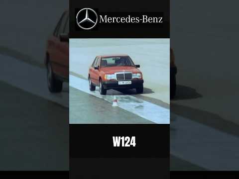 Mercedes-Benz W124 VS Citroën CX frenada asimétrica #mercedesw124 #citroen #citroencx #classiccars