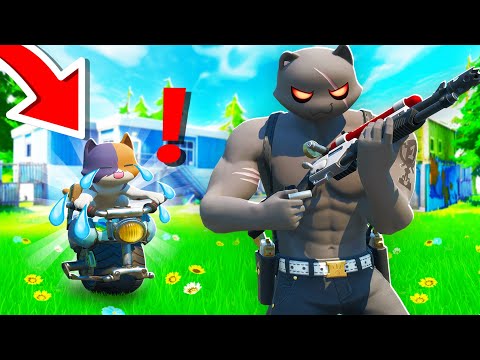 J'imite MIAOUSCLÉ chez KIT à CATTY CORNER ! Pour TROLL des NOOB ! (Prank Fortnite)
