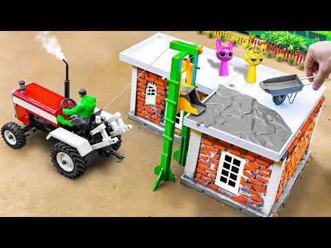 Unbelievable Storm Destroys the Roof | DIY Brick Concrete House Building Science Project