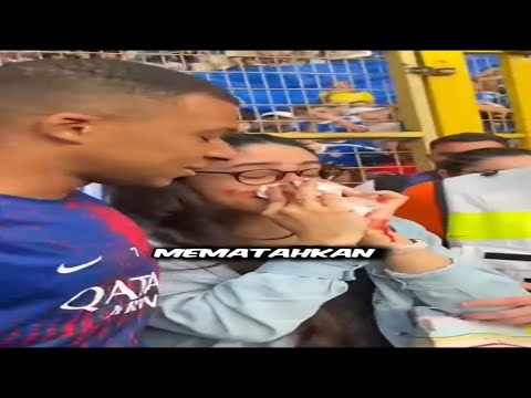 KYLIAN MBAPPE MEMATAHKAN HIDUNG SEORANG PENGGEMAR