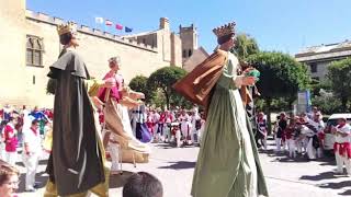 Fiestas 2020. Dia 19. Gigantes de Olite. Fiestas Covid.