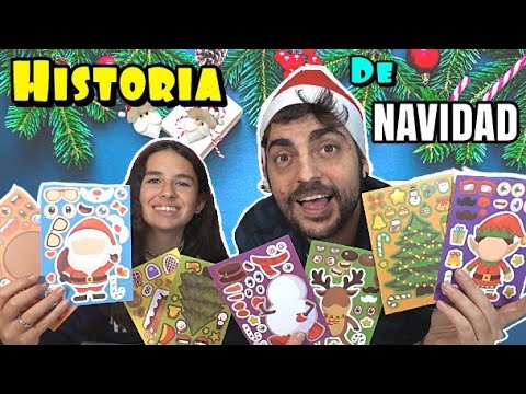 CREAMOS HISTORIAS DE NAVIDAD con pegatinas!! Quien hace la historia más bonita