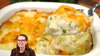 CREMOSO E FÁCIL DE FAZER! ESSE CHUCHU GRATINADO FICA INCRÍVEL