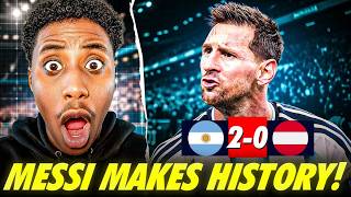 MESSI IS THE GOAT OF FOOTBALL!! 🚨😱 ARGENTINA 2-0 AUSTRIA REACTION | CAN THEY WIN THE WORLD CUP?!