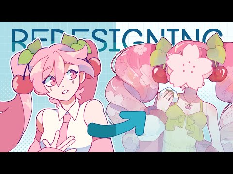Redesigning Sakura Miku 🌸 (+ Huion Kamvas 16 Gen 3 Review)