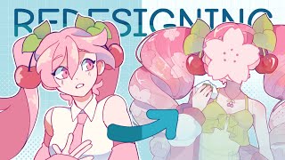 Redesigning Sakura Miku 🌸 (+ Huion Kamvas 16 Gen 3 Review)