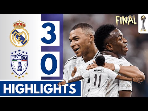 Real Madrid vs Pachuca (3-0) Extended HIGHLIGHTS || Intercontinental Cup 2024 FINAL!