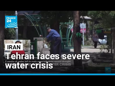 YouTube video thumbnail: Tehran Faces Water Crisis as dam Nears Drying Point