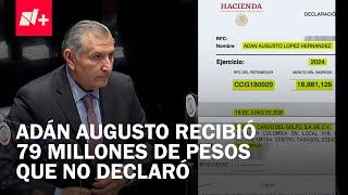 79 MDP, la millonaria suma que Adán Augusto López recibió de empresas privadas y no declaró
