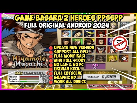 Game Basara 2 Heroes PPSSPP Grafik HD Terbaik Di Android Offline