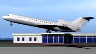 YAK-Service Flight 9633 - Crash Animation 2