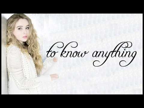 Too Young ; Sabrina Carpenter ; Lyrics