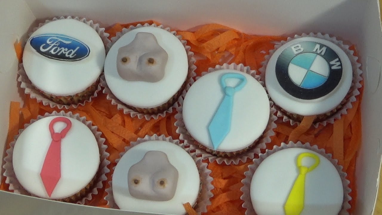 Капкейки для мужчины с начинкой / Cupcakes for men with the stuffing
