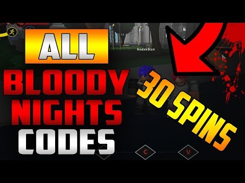 Codes For Ghouls Bloody Nights 2020 07 2021 - code bloody night roblox july 2021