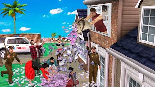 Greedy Engineer Income Tax Ride Throwing Money Out Window Hindi Kahaniya Moral Stories Comedy Video