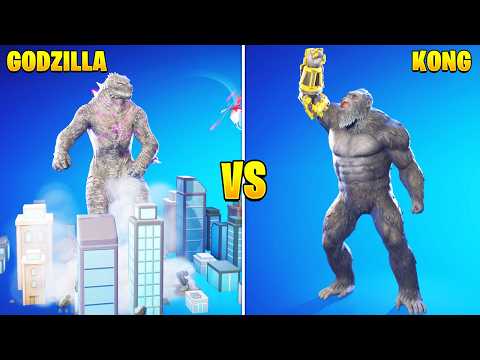 Godzilla vs Kong in Fortnite Dance Battle