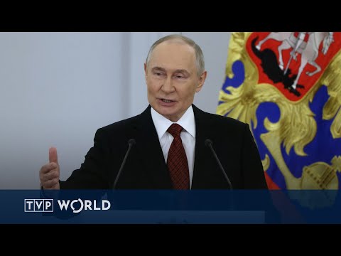 YouTube video thumbnail: Putin Praises Trump While Questioning Zelenskyy’s Legitimacy at Economic Forum 