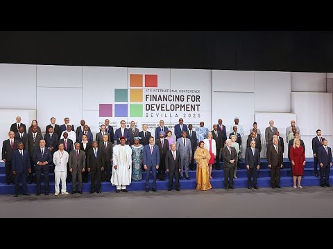 YouTube video thumbnail: US Skips Global UN Meeting in Spain Aimed at Raising Trillions to Combat Poverty