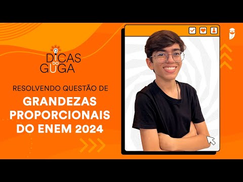 Grandezas diretamente  proporcionais - Caiu no ENEM 2024 - Resolvendo QUESTÃO DE MATEMÁTICA