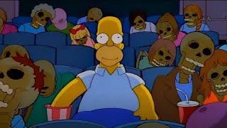 Homero sobrevive a un apocalipsis zombi  | Los Simpson - La Casita Del Horror 8 | Resumen