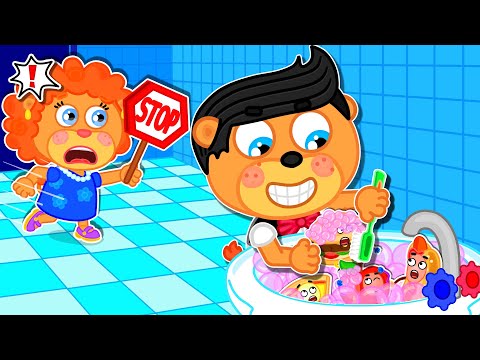 Liam Family USA | Dirty Food Can't Go to Bath | Family Kids Cartoons