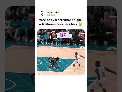 Há 2 anos, Ja Morant fazia essa proeza com a bola! 😂 #NBA #shorts #basketball