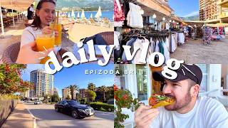 CHILL NA PLAŽI | PIJACA U BUDVI | ŠETNJA GRADOM | NAJBOLJI VEGANSKI RESTORAN - Daily Vlog ep.1