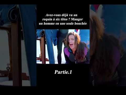 Avez-vous déjà vu un requin à six têtes ? Manger un homme en une seule bouchée#shorts