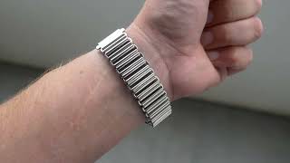 This is THE BEST hot summer bracelet EVER....the watch is cool too..PRAESIDUS A11 TYPE 44 review!!