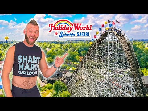 I traveled to Santa Claus, Indiana to ride this INSANE Rollercoaster