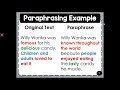 Exploring Paraphrasing Techniques