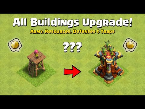 Level 1 to MAX TH16 Buildings & Traps Upgrade! | Clash of Clans