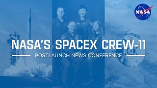 NASA’s SpaceX Crew-11 Postlaunch News Conference