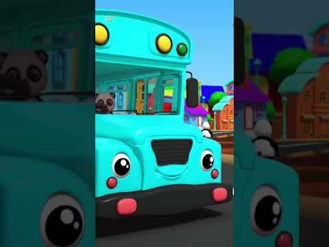 Wheels on the Bus #shorts #explore #cartoon #forkids #wheelsonthebus