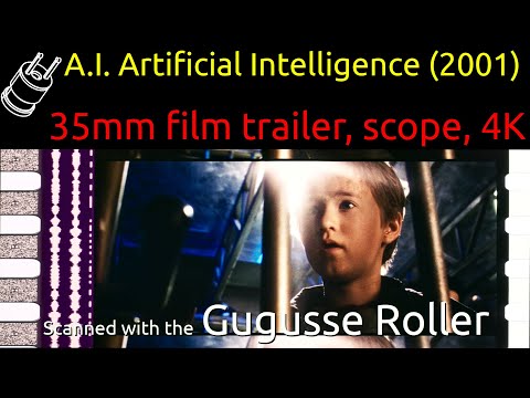 A.I. Artificial Intelligence (2001) 35mm film trailer (#3) scope 4K