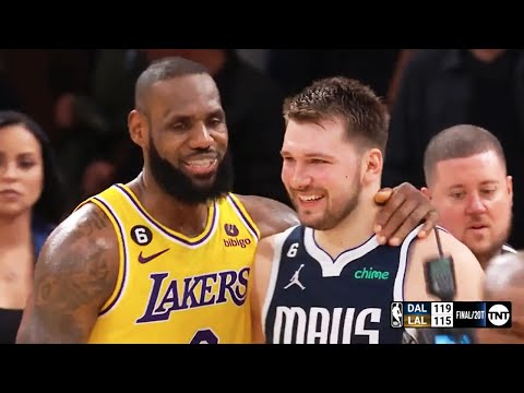 LeBron James vs Luka Doncic - All Battles and Moments