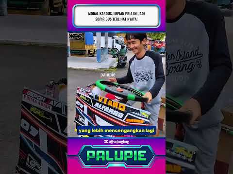 MODAL KARDUS, IMPIAN PRIA INI JADI SOPIR BUS TERLIHAT NYATA!? #shorts #viral #trending