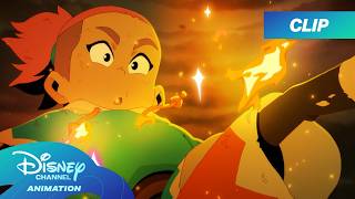 Key Arrives at Kal Asterock to be the Dragon Striker!🤩💥 | Dragon Striker | @disneychannelanimation