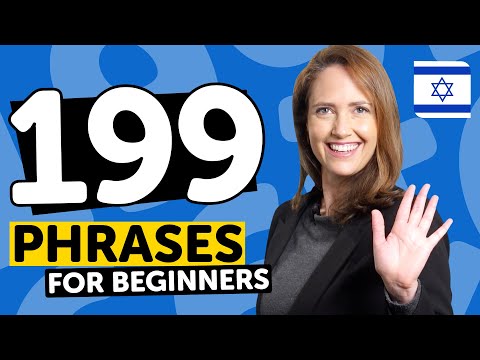 199 Phrases Every Hebrew Beginner Must-Know