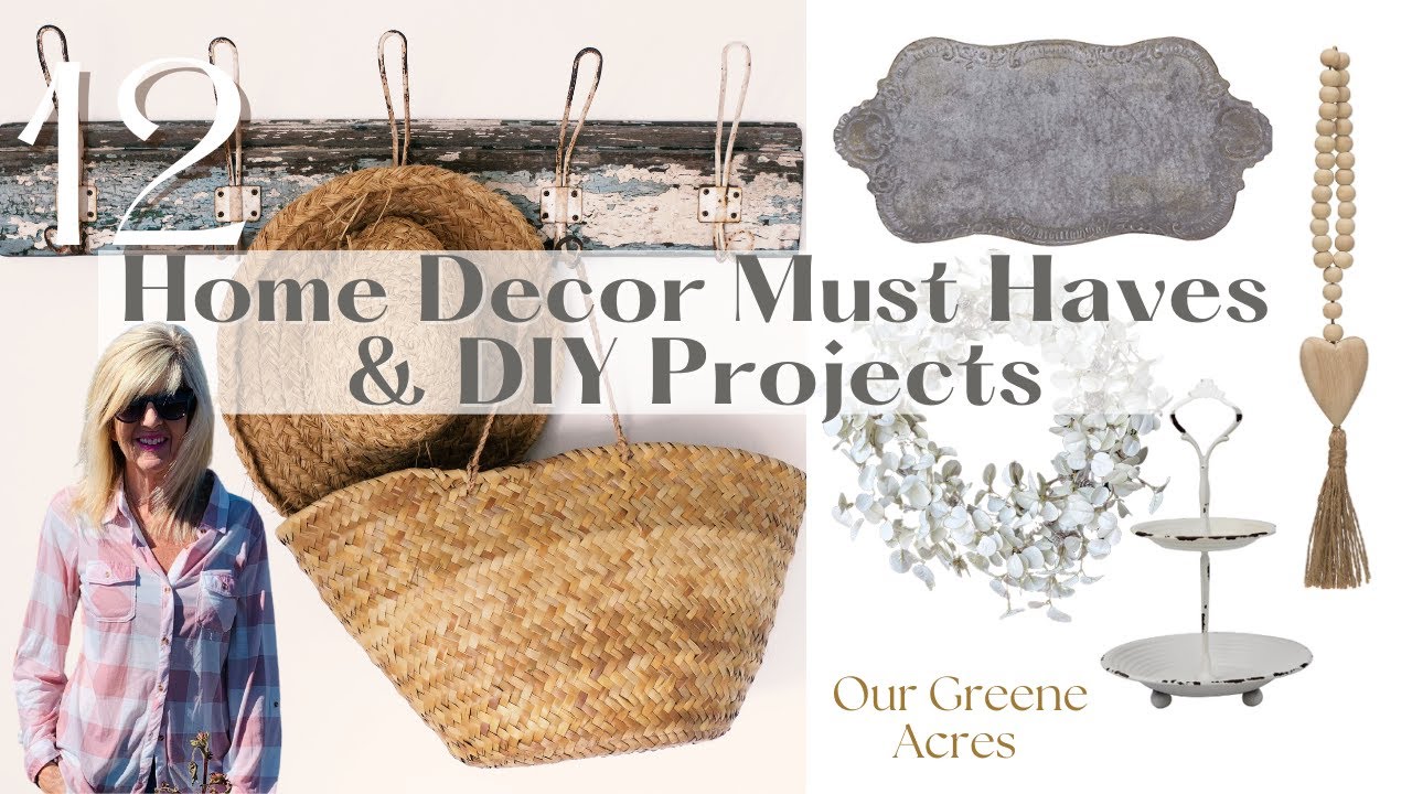 12 Home Decor Must Haves & DIY Projects! Some FREE!