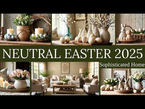 Elegant Neutral Easter Decor Ideas | Subtle & Chic Spring Styling for a Sophisticated Home