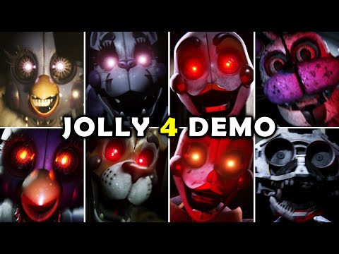 Jolly 4 - Office Demo & All Jumpscares