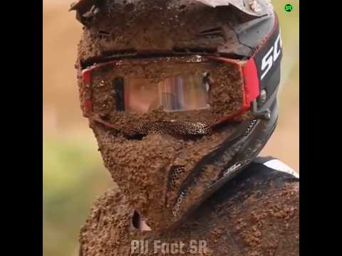Mud Bike Racers Helmet Cleaner New Technique 😲 #shorts