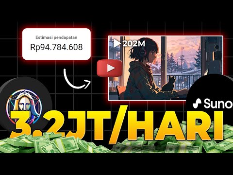 BARU! CUAN 3,2JT/Hari Dari Konten Musik Bebas Copyright | Cara Dapat Uang dari Youtube 2024 Terbaru