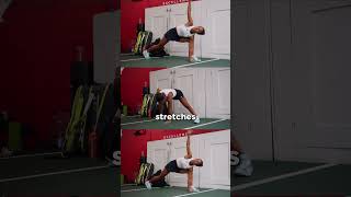 Match warm-up routine 🎾
