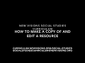 Managing and Modifying Curriculum Resources