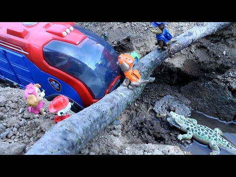 PAW PATROL rescata el PATRULLABUS! Patrulla canina paw patroller cachorros videos coches cars carros